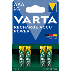 Акумулаторни батерии ААA Varta Power AAA - 800 mAh - 1.2V