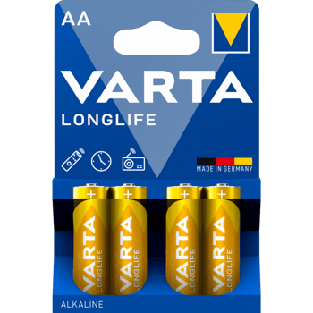 Алкални батерии АА Varta Longlife AA - 4 броя