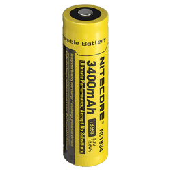 Литиево-йонна батерия 18650 Nitecore - 3.7V 3400mAh + PCB