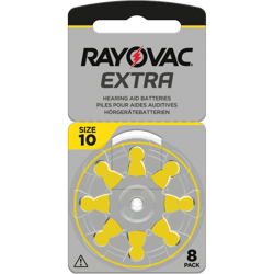 8 Батерии за слухов апарат 10 Extra Advance - Rayovac