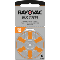 6 Батерии за слухов апарат 13 Extra Advance - Rayovac