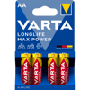 Алкални батерии AA Varta Longlife Max Power
