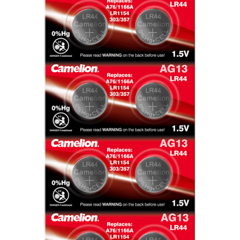 Алкални батерии AG13 Camelion - LR44 - LR1154 - 357